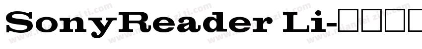 SonyReader Li字体转换